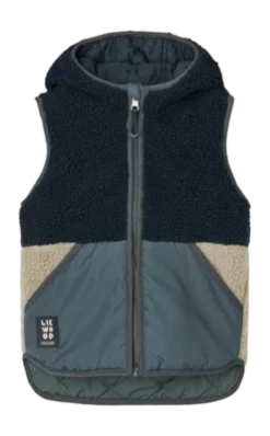 Bodywarmer Liewood Kids Diana Reversible Vest Whale Blue Multi Mix