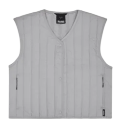 Bodywarmer RAINS Women Banja Short Liner Vest Nimbus