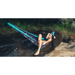 Hangmat Eno DoubleNest Print Aloha Blue -Outdoor Supply-NL eno dp260 eno doublenest print aloha blue 3