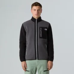 Fleecejas The North Face Men Yumiori Full Zip Anthracite Grey/TNF Black -Outdoor Supply-NL fleecejas the north face men yumiori full zip anthracite greytnf black 3