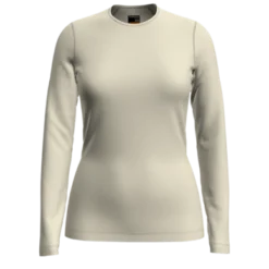 Ondershirt Icebreaker Women 200 Oasis LS Crewe Undyed