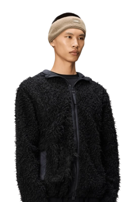 Hoofdband RAINS Unisex Fleece Headband Beige 2 Hoofdband RAINS Unisex Fleece Headband Beige - Afbeelding 2