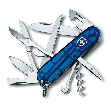 Zakmes Huntsman Transparant Blauw Victorinox 1 Zakmes Huntsman Transparant Blauw Victorinox