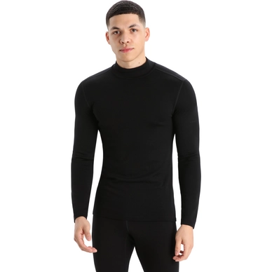 Ondershirt Icebreaker Men 260 Tech LS Turtleneck Black 2 Ondershirt Icebreaker Men 260 Tech LS Turtleneck Black - Afbeelding 2