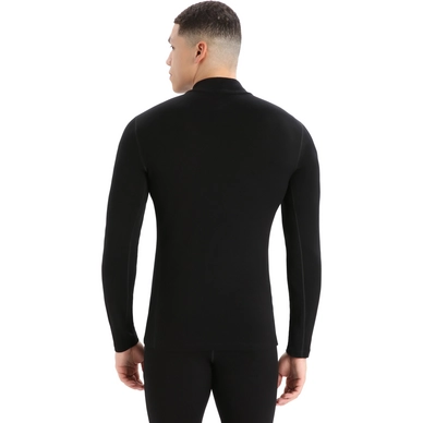 Ondershirt Icebreaker Men 260 Tech LS Turtleneck Black 3 Ondershirt Icebreaker Men 260 Tech LS Turtleneck Black - Afbeelding 3