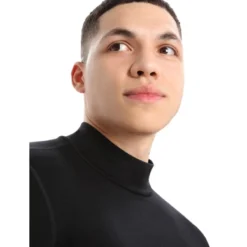 Ondershirt Icebreaker Men 260 Tech LS Turtleneck Black 7 Ondershirt Icebreaker Men 260 Tech LS Turtleneck Black -Outdoor Supply-NL icebreaker mens 260 tech long sleeve turtleneck black 4 1266331
