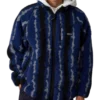 Jacket Gramicci Unisex Ripple Sherpa Navy Ripple