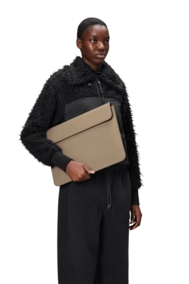 Laptophoes RAINS Laptop Portfolio 15/16 Inch Beige 2 Laptophoes RAINS Laptop Portfolio 15/16 Inch Beige - Afbeelding 2