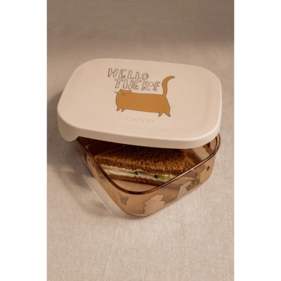 Lunchbox Liewood Kids Arthur Tritan Lunchbox Cats And Dogs / Sandy 3 Lunchbox Liewood Kids Arthur Tritan Lunchbox Cats And Dogs / Sandy - Afbeelding 3