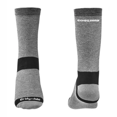 Sok Bridgedale Unisex Liner Base Layer Coolmax Liner Grey (2 Paar) 2 Sok Bridgedale Unisex Liner Base Layer Coolmax Liner Grey (2 Paar) - Afbeelding 2
