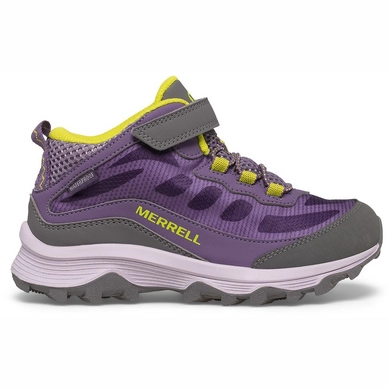 Wandelschoen Merrell Kids MOAB Speed Mid A/C Waterproof Grape Cadet 1 Wandelschoen Merrell Kids MOAB Speed Mid A/C Waterproof Grape Cadet