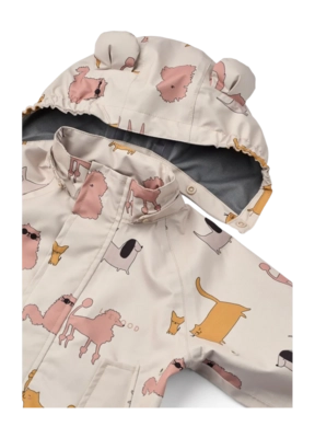 Regenpak Liewood Kids Manu Rainwear Set Cats And Dogs / Sandy 8 Regenpak Liewood Kids Manu Rainwear Set Cats And Dogs / Sandy - Afbeelding 8