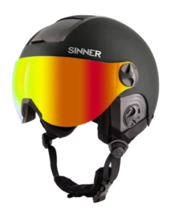 Skihelm Sinner Bullit Visor Matte Black