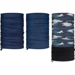 Sjaal Avento Kids Colsjaal Set Junior 3 St Active Donkerblauw/Groen