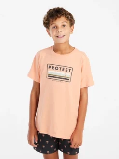 T-Shirt Protest Boys Prtmarius Cadmium Orange -Outdoor Supply-NL t shirt protest boys prtmarius cadmium orange 1 1