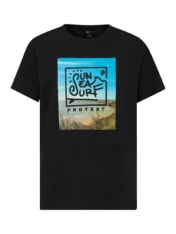 T-Shirt Protest Boys Prtpeter True Black