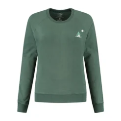 Trui Blue Loop Women Blue Fleece Tent Sweater Cilantro