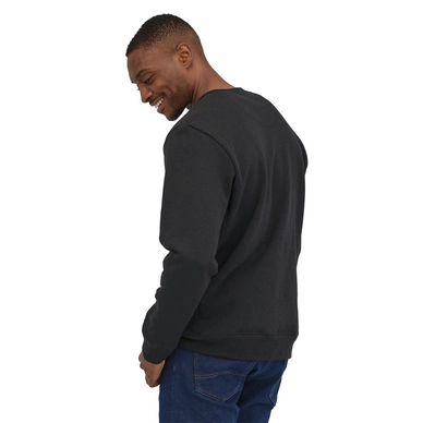 Sweater Patagonia Men Fitz Roy Icon Uprisal Crew Ink Black 2 Sweater Patagonia Men Fitz Roy Icon Uprisal Crew Ink Black - Afbeelding 2